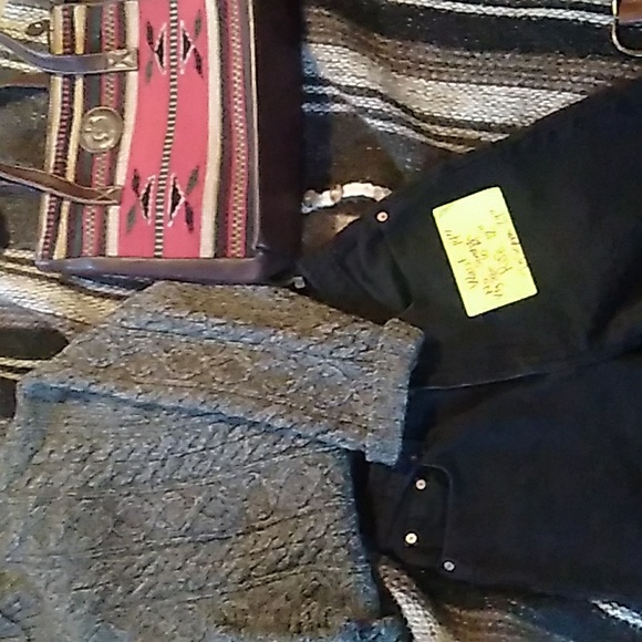 ⚜ Vintage Black High Mom Levi’s 512 Denim NOS Sz 7/8 fits Best - Picture 7 of 13